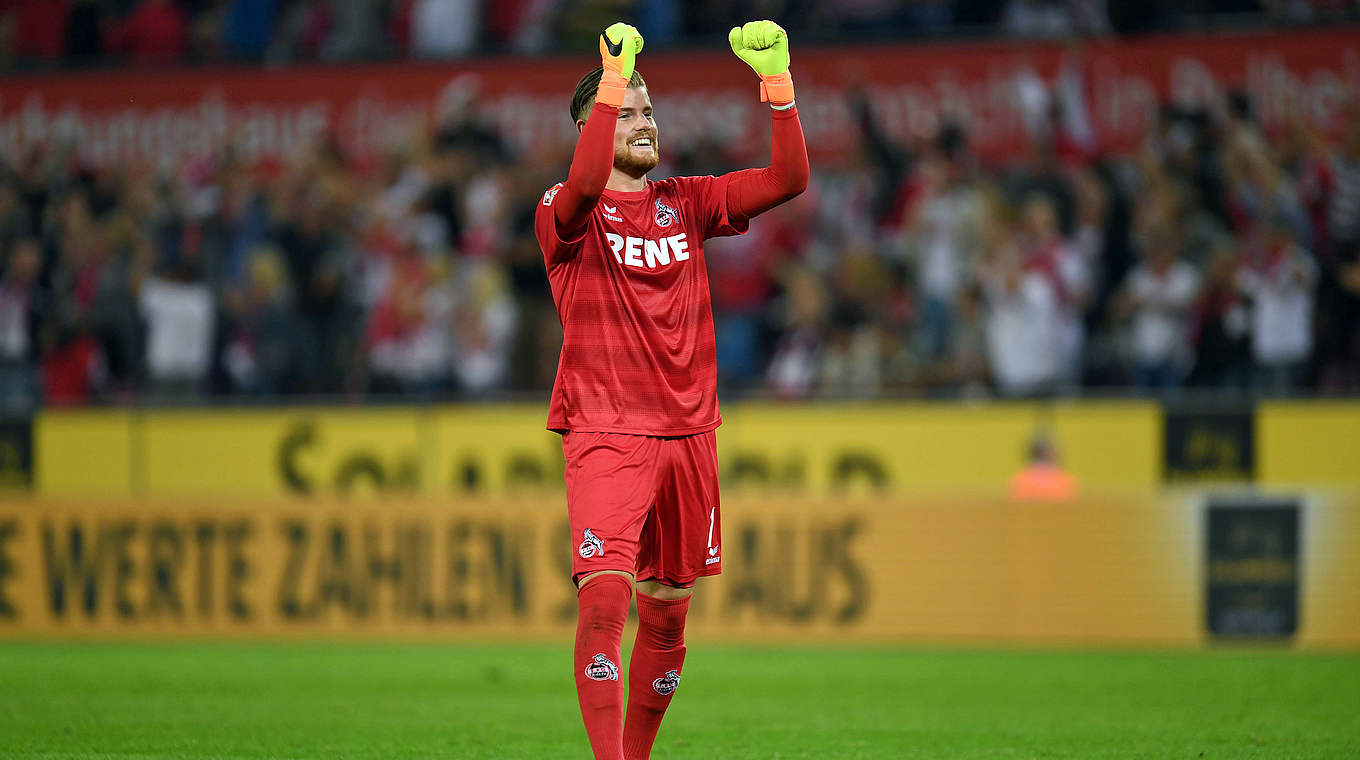 Timo Horn on FC Köln: "You can tell we are growing in confidence."  © This content is subject to copyright.