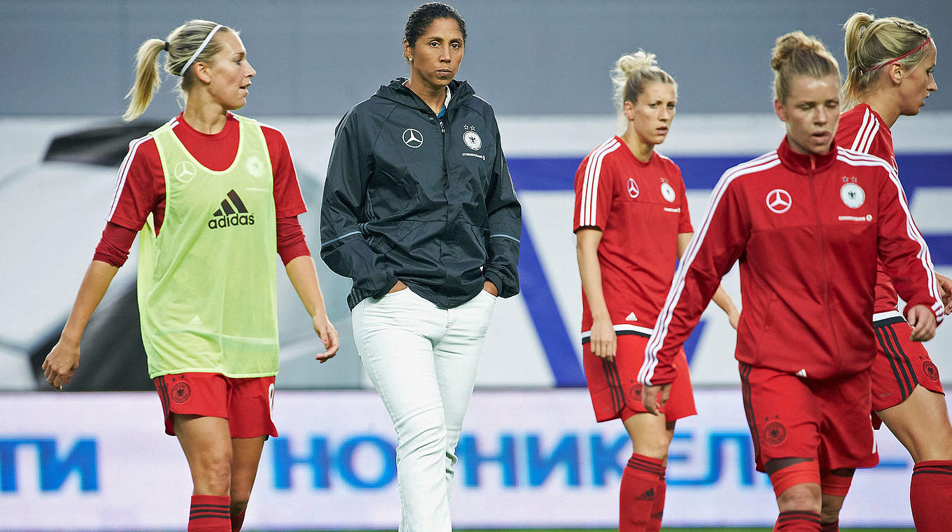 Steffi Jones' Team testet gegen Österreich und die Niederlande © 2016 Getty Images