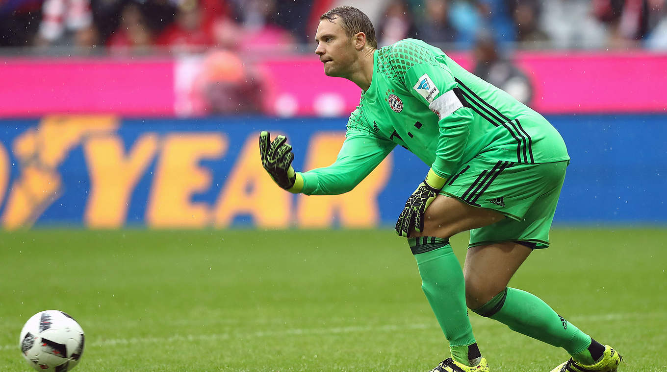 Neuer conceded his first goal this season against Ingolstadt © 2016 Getty Images