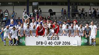 Großer Jubel beim DFB-Ü 40-Cup: 