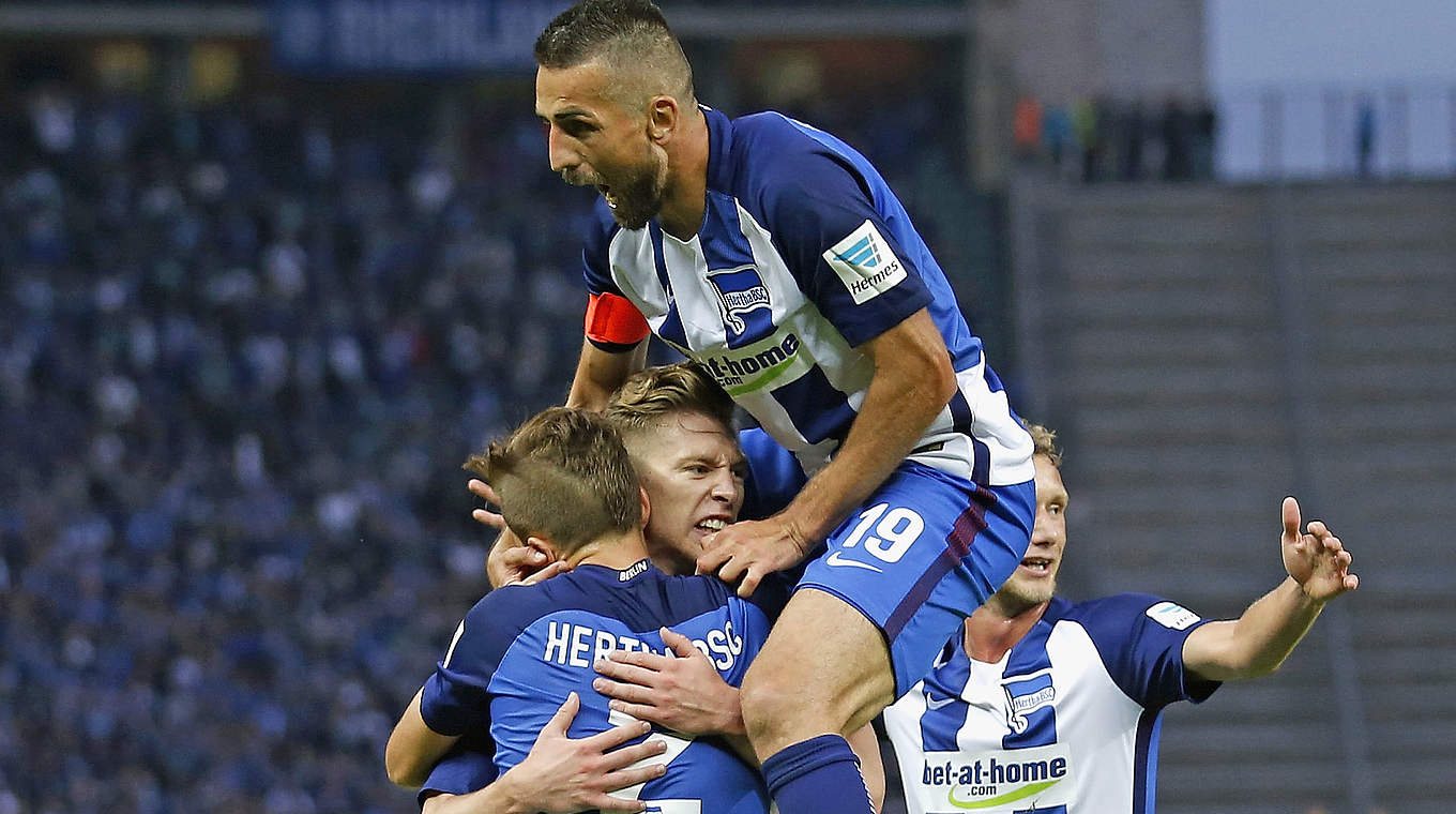 Vereinsrekord: Hertha feiert drei Siege zum Saisonauftakt © 2016 Getty Images