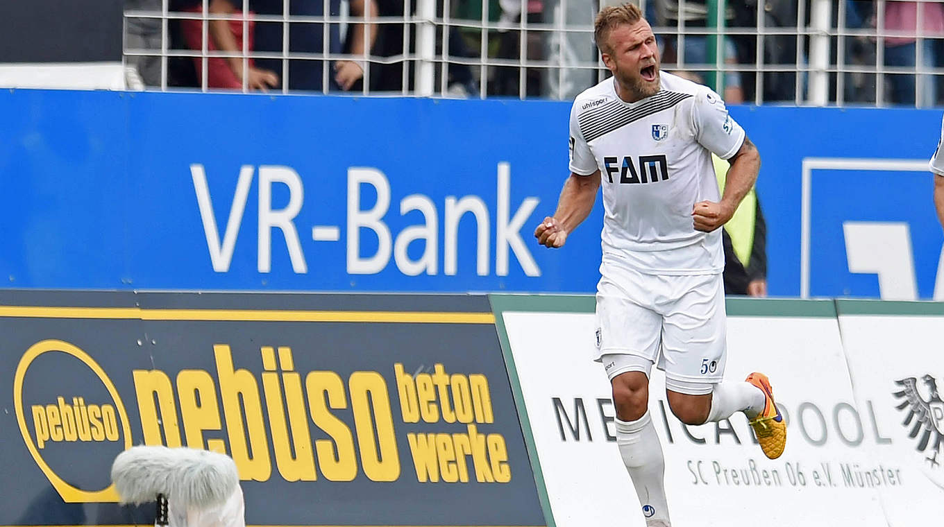 Favorit der Fans am 7. Spieltag: Verteidiger Felix Schiller aus Magdeburg gewinnt Voting © imago/osnapix