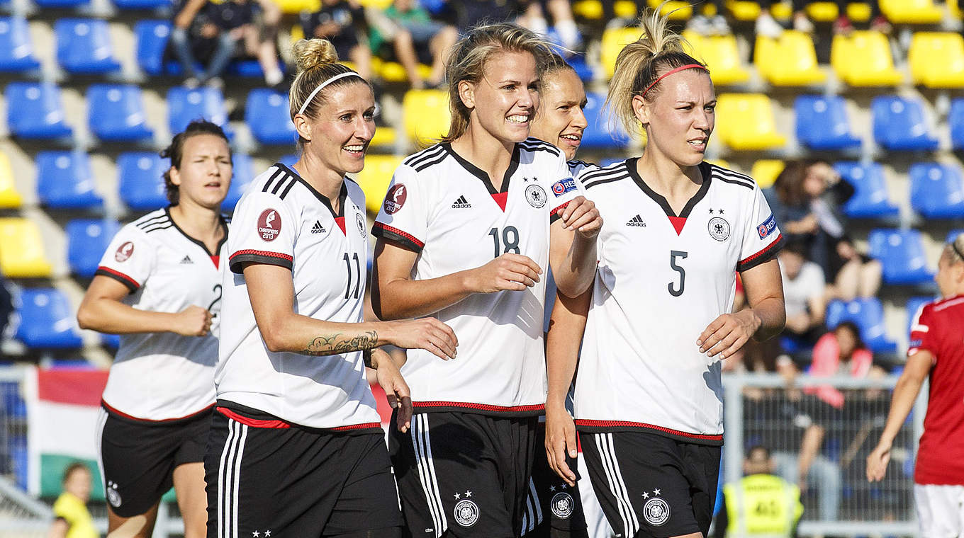 Als Gruppenkopf gesetzt: die deutschen Olympiasiegerinnen © 2016 Getty Images