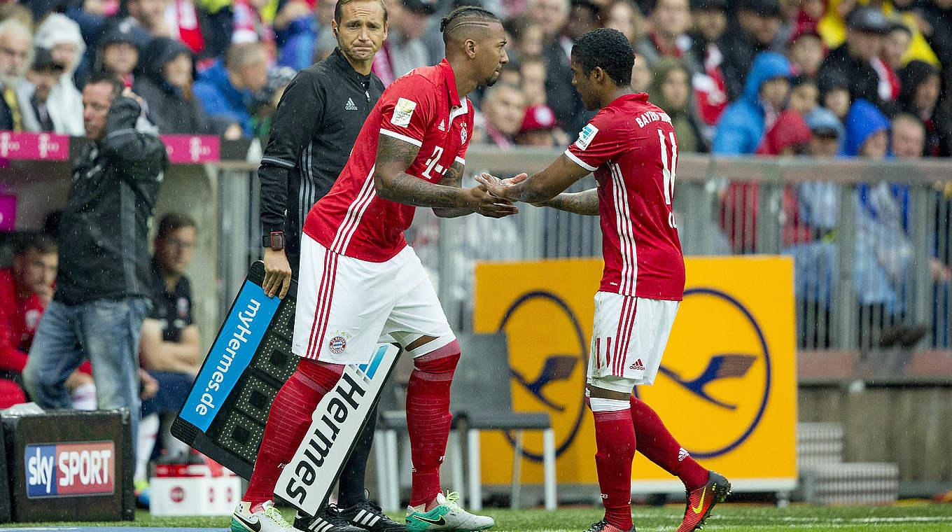 Comeback gegen Ingolstadt, nun zurück in der Startelf der Bayern: Jerome Boateng (l.) © imago/Sven Simon