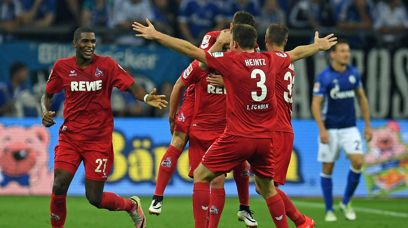 Köln stayed hot on Bayern München's heels with a 3-1 win over Schalke © This content is subject to copyright.