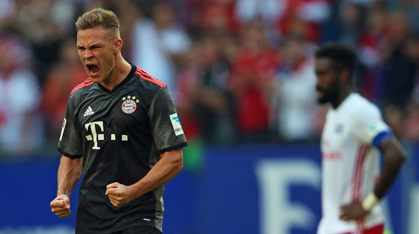 Kimmich can't stop scoring in the Bundesliga  © 2016 Getty Images