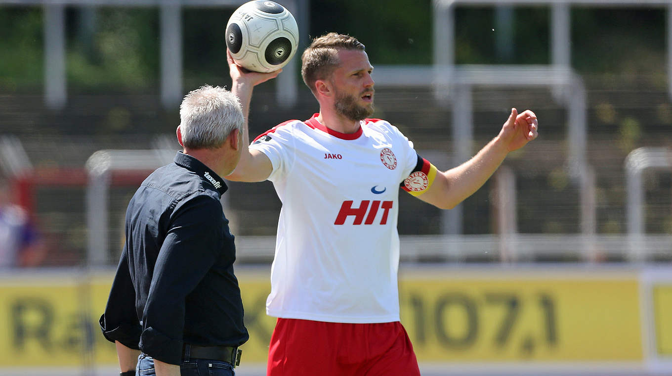 Fällt mit einem Muskelfaserriss vorerst aus: Fortuna Kölns Kapitän Daniel Flottmann © Getty Images