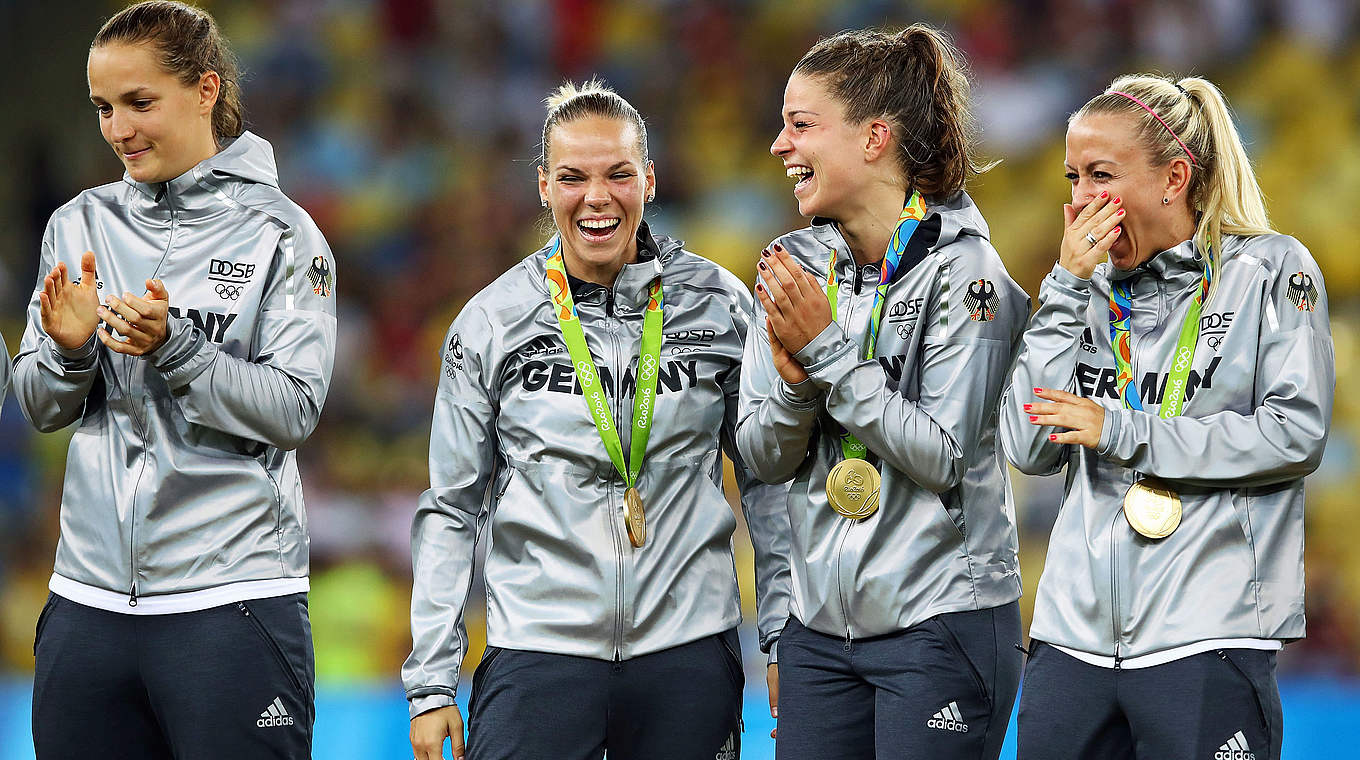 Mandy Islacker (r.) zum Goldcoup in Rio: "Man kann die Gefühle gar nicht beschreiben" © Getty Images