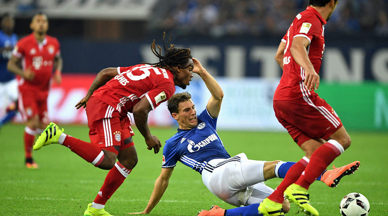 Goretzka (M.) zu Renato Sanches (l.): "Schon bei der EM gesehen, was er drauf hat" © Getty Images