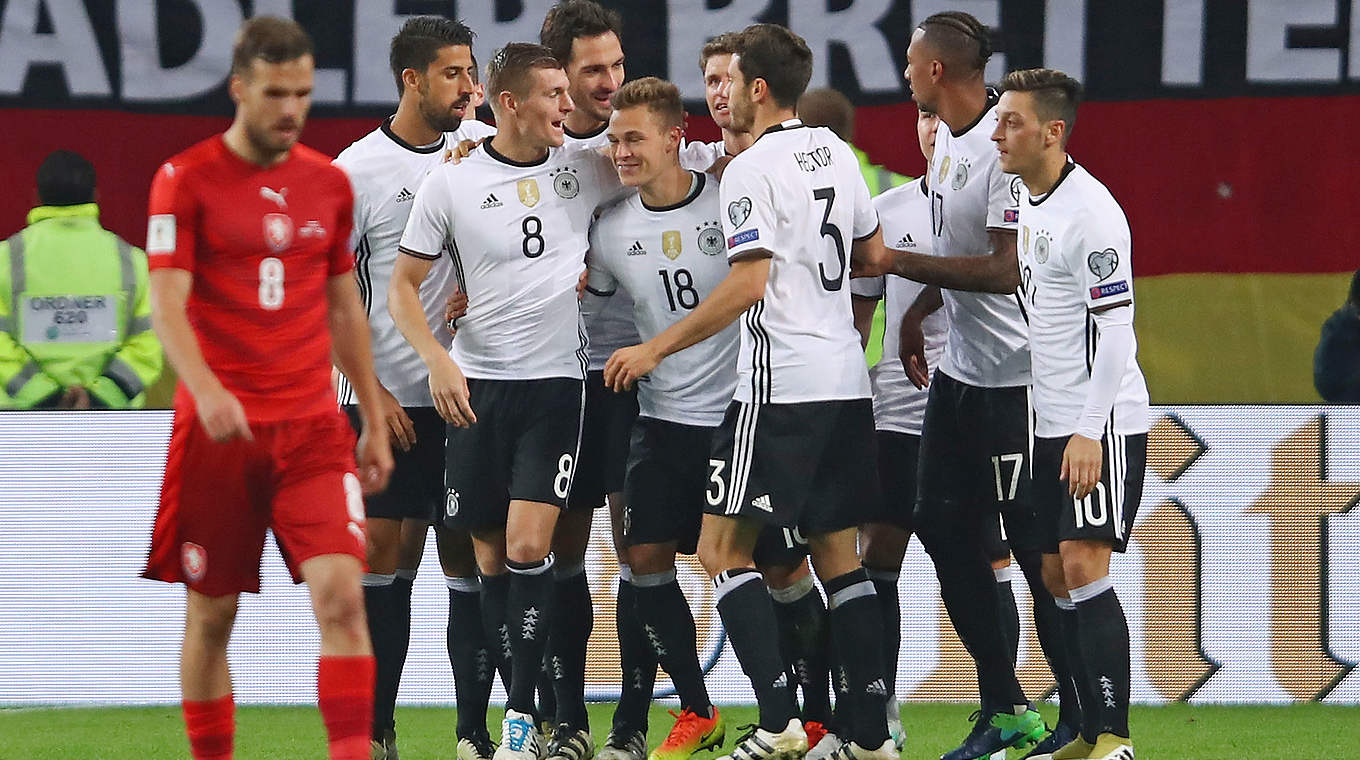 Zweites Spiel, zweiter Sieg: Deutschland behält in der WM-Qualifikation eine weiße Weste © 2016 Getty Images