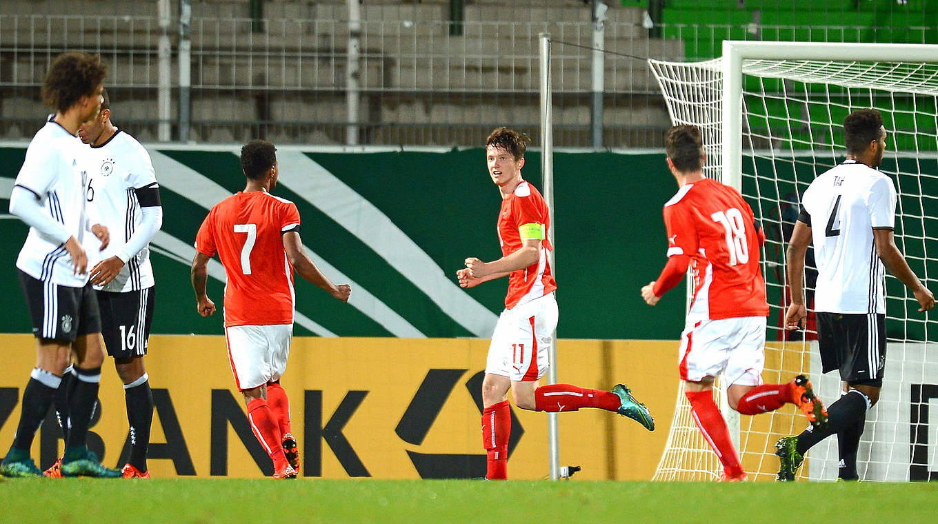 Austria U21 top goalscorer Gregoritsch is not part of the squad to face Germany  © 2015 Getty Images