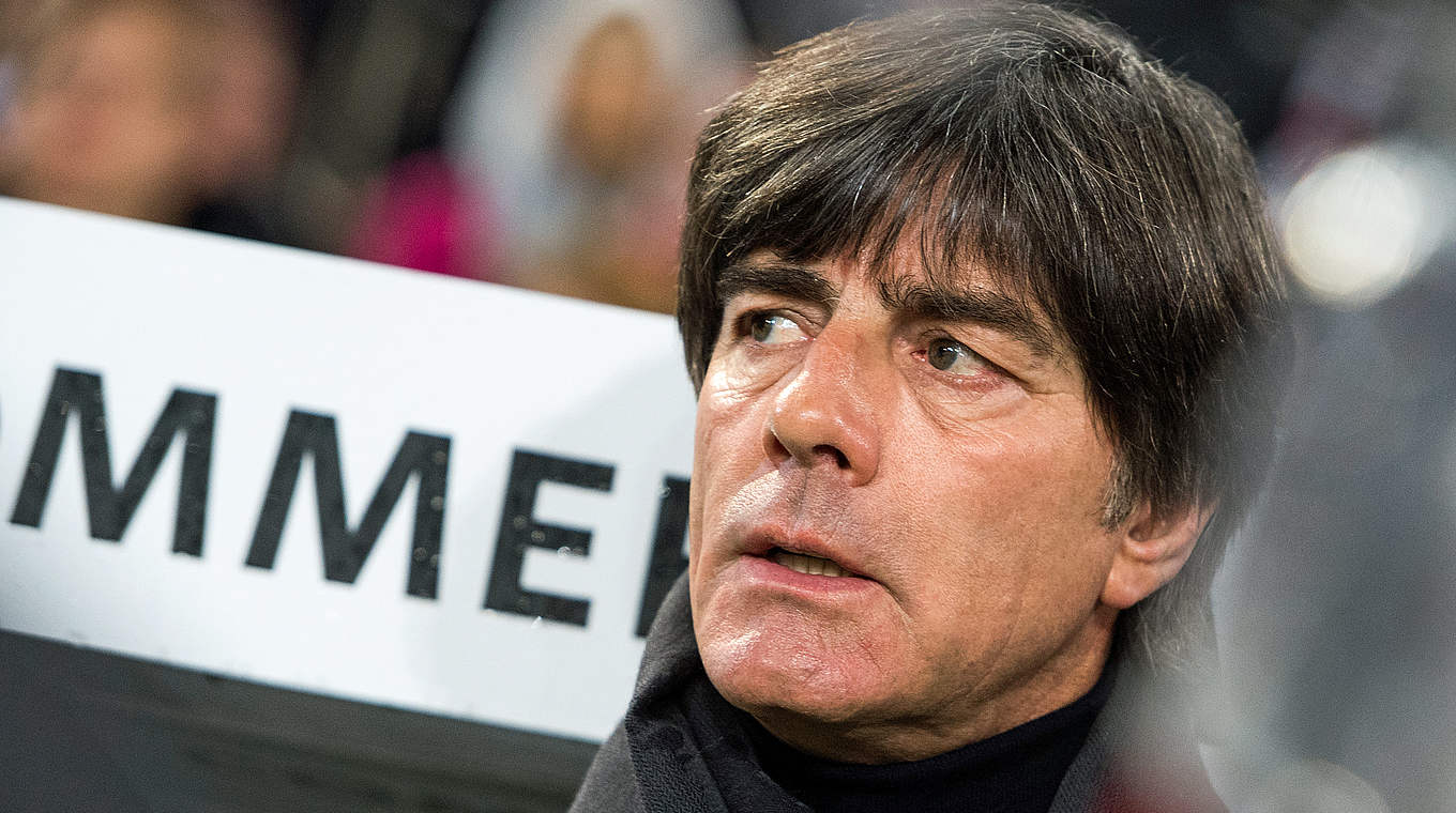 Löw: "We picked up six points without conceding a goal, which is a big plus" © GES/Marvin Ibo GŸngšr