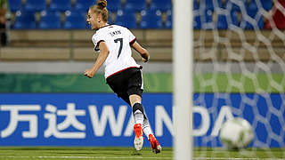 Giulia Gwinn erzielt in ihrem dritten WM-Spiel ihr drittes Tor und ebnet den Weg für den Gruppensieg © FIFA via GettyImages