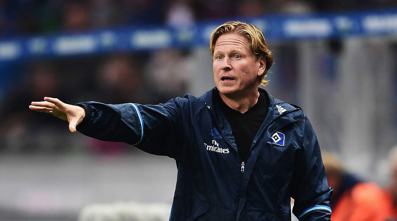 Markus Gisdol will take charge of his first cup game for Hamburger SV © 2016 Getty Images