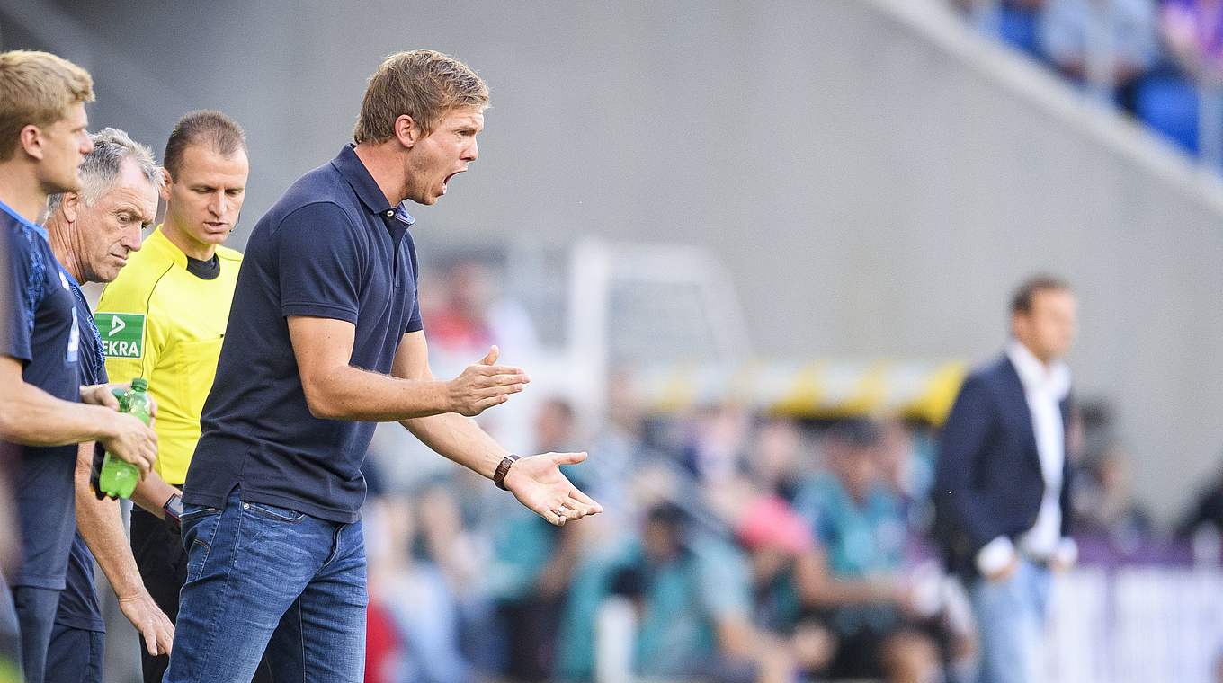At just 29 years old, Julian Nagelsmann is the youngest coach in the second round of the cup © Getty Images