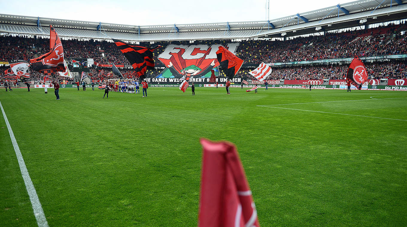 1. FC Nürnberg: Stadion Nürnberg (50.000 Plätze) © 2016 Getty Images