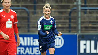 Scorer of the deciding goal: national team member Svenja Huth. © Getty Images