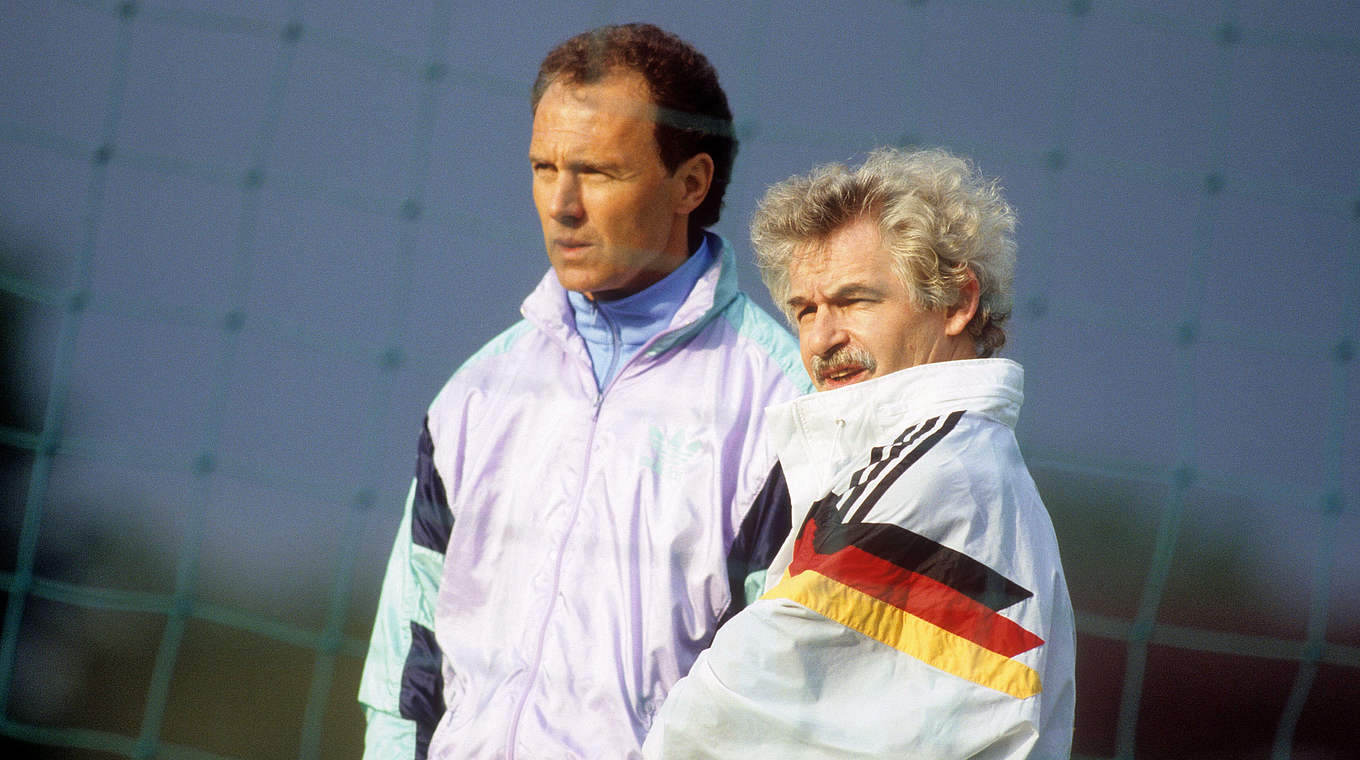 Größter Erfolg: Katzenmeier wird mit Beckenbauer und Co. 1990 Weltmeister © imago sportfotodienst