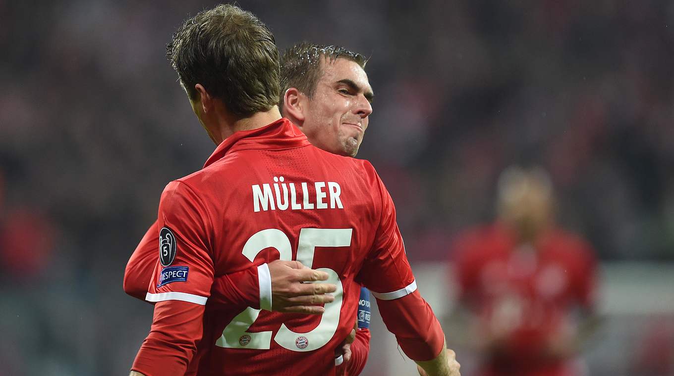 Müller (l.): "Wir waren sehr entschlossen, von Anfang an" © 2016 Getty Images