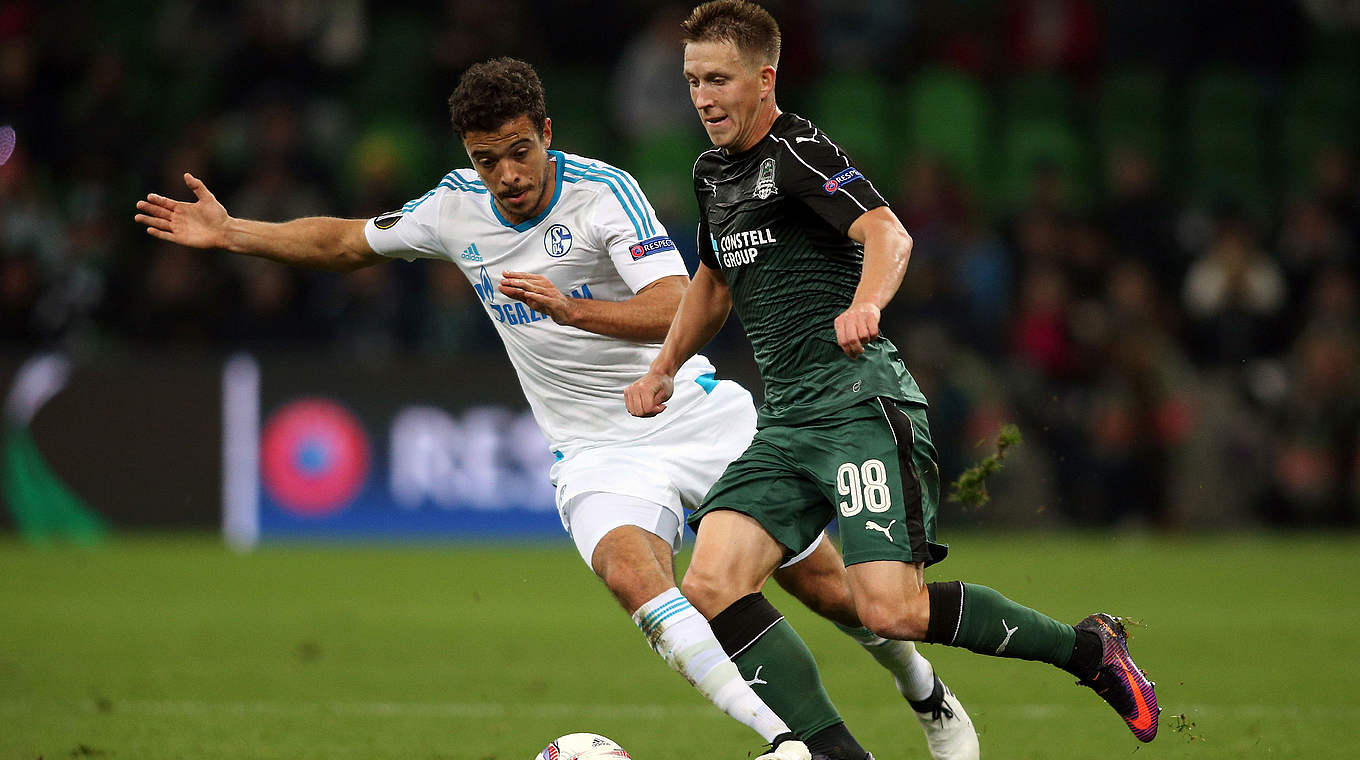 Stürmt in Krasnodar überraschend für Schalke: Franco di Santo (l.) © 2016 Getty Images