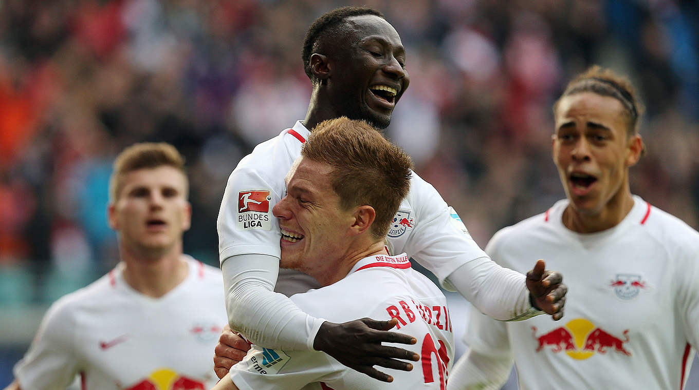 Naby Keita netted a brace in Leipzig's 2-1 win.  © 2016 Getty Images