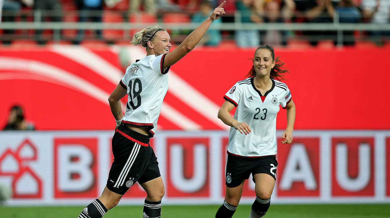 Mit 35 Treffern auf Platz zehn der deutschen Rekordtorschützinnen: Alexandra Popp (l.) © Getty Images