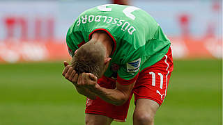 Schlechte Erinnerung: 2013 schießt Hannover die Fortuna in die 2. Bundesliga © 2013 Getty Images