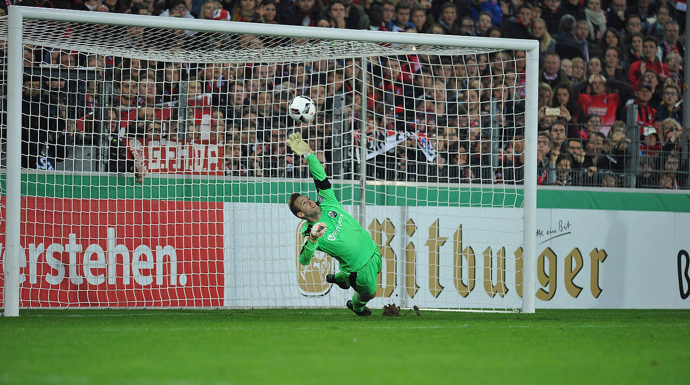 SVS 'keeper Knaller: "I had somewhat prepared for the penalties." © imago/Eibner