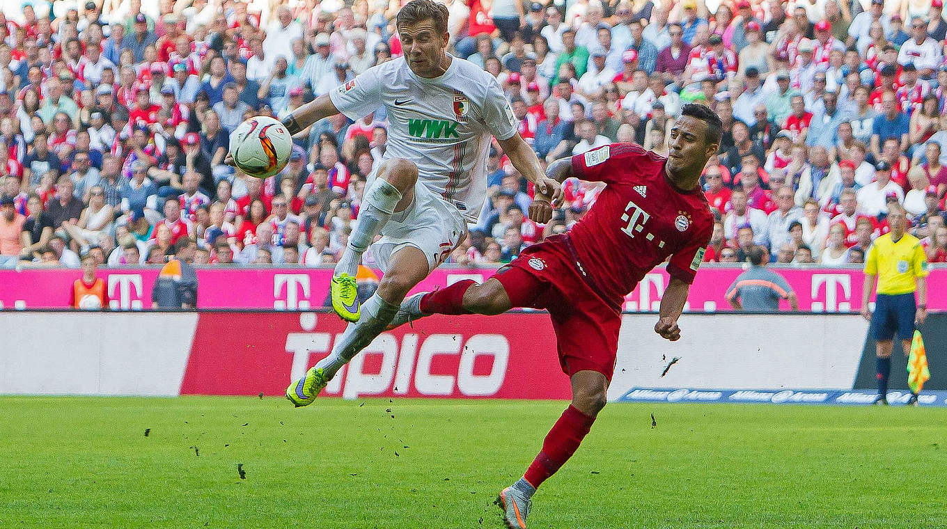 Daniel Baier (l.) trotzt dem FC Bayern und Thiago: "Wir wollen zum Endspiel nach Berlin" © imago/DeFodi
