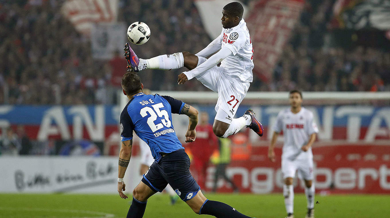 Pokalfight in Köln: Risse und Modeste lassen den FC gegen Hoffenheim jubeln © imago/mika