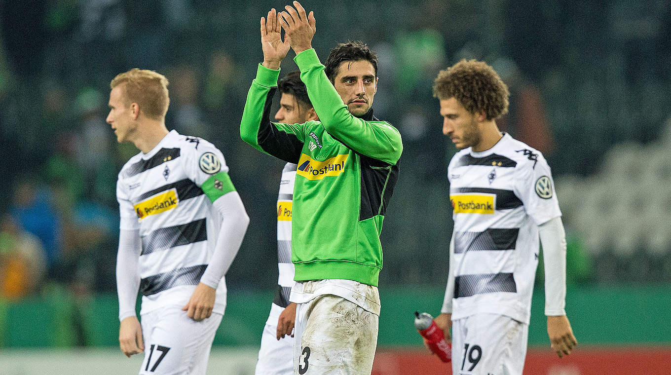 Fünfter Pokaltreffer in Serie, davon vier für Mönchengladbach: Kapitän Lars Stindl (M.) © 2016 Getty Images