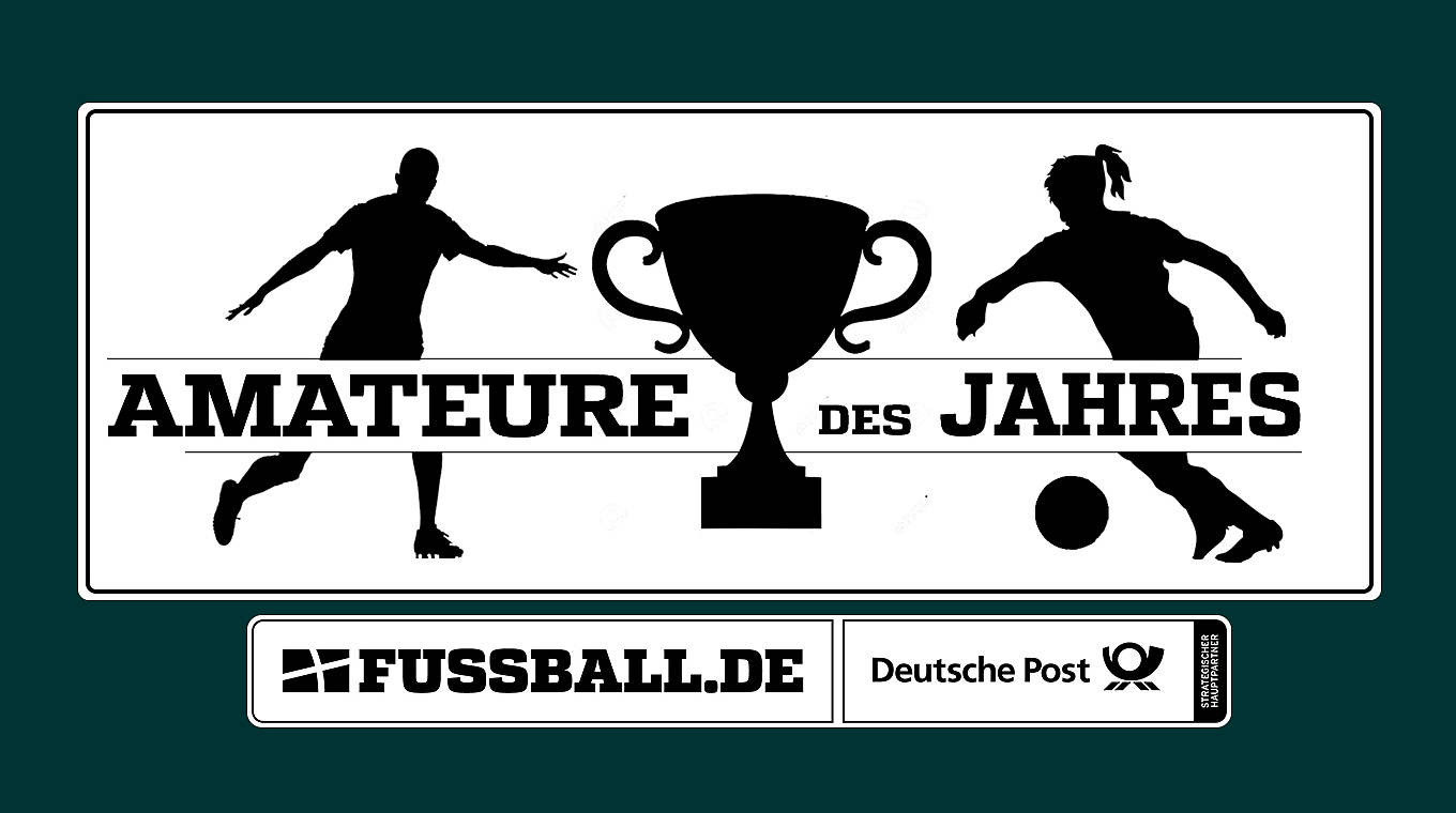 FUSSBALL.DE und Deutsche Post suchen die Amateure des Jahres 2016. © FUSSBALL.DE