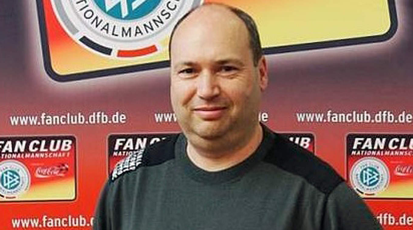 Fanclub-Betreuer Thomas Vorberger: "Gehe von einer ausgeglichenen Partie aus" © DFB