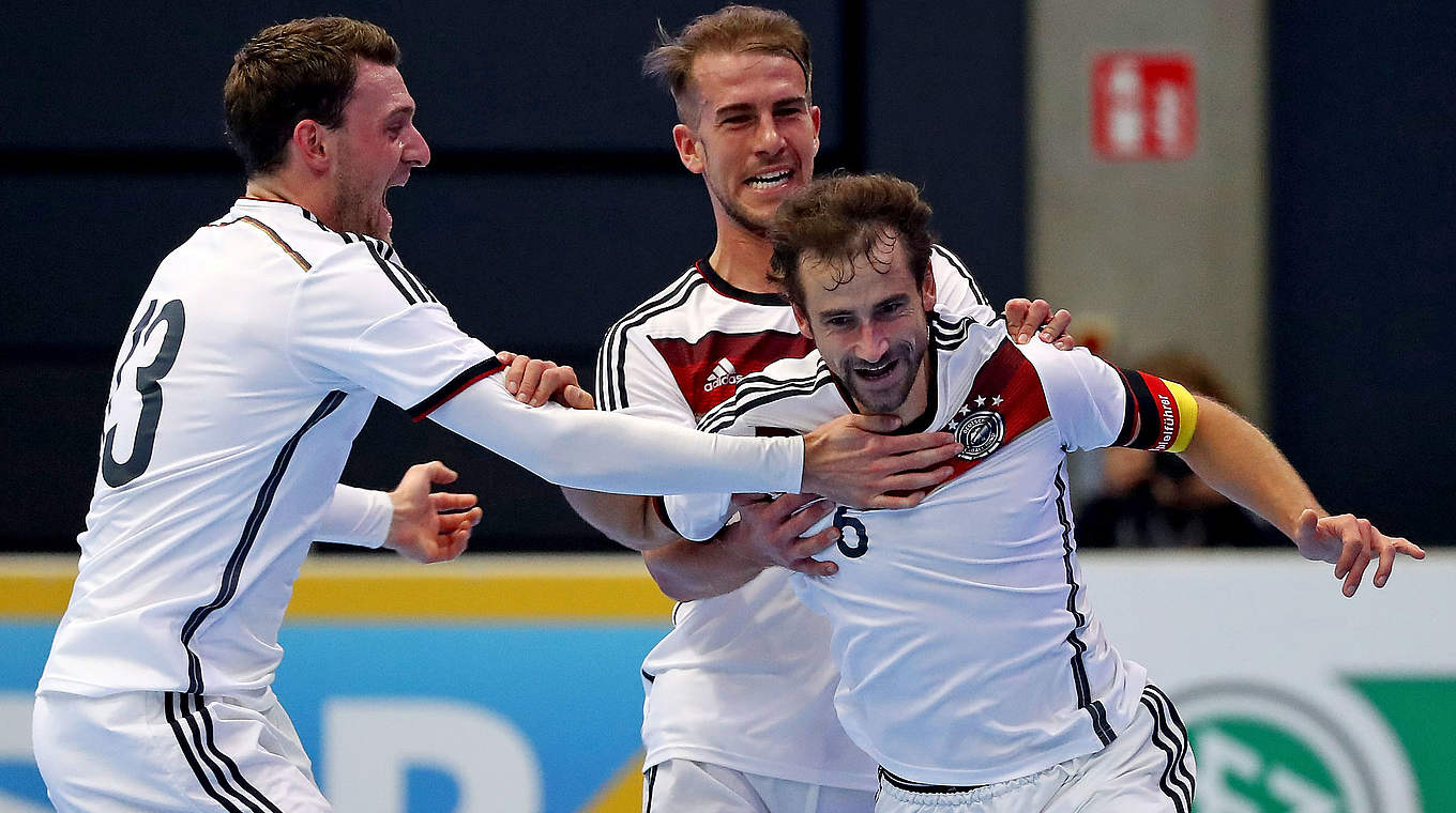 Aus dem Stand zum ersten Länderspielsieg: Die deutsche Futsal-Nationalmannschaft © 2016 Getty Images