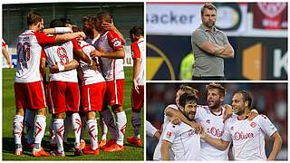 Bayerisch-fränkisches Testduell: SSV Jahn Regensburg (l.) gegen Würzburger Kickers © GettyImages/DFB