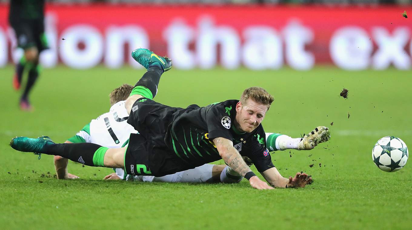 Führung verspielt: Gladbach und André Hahn (r.) lassen wichtige Punkte liegen © 2016 Getty Images