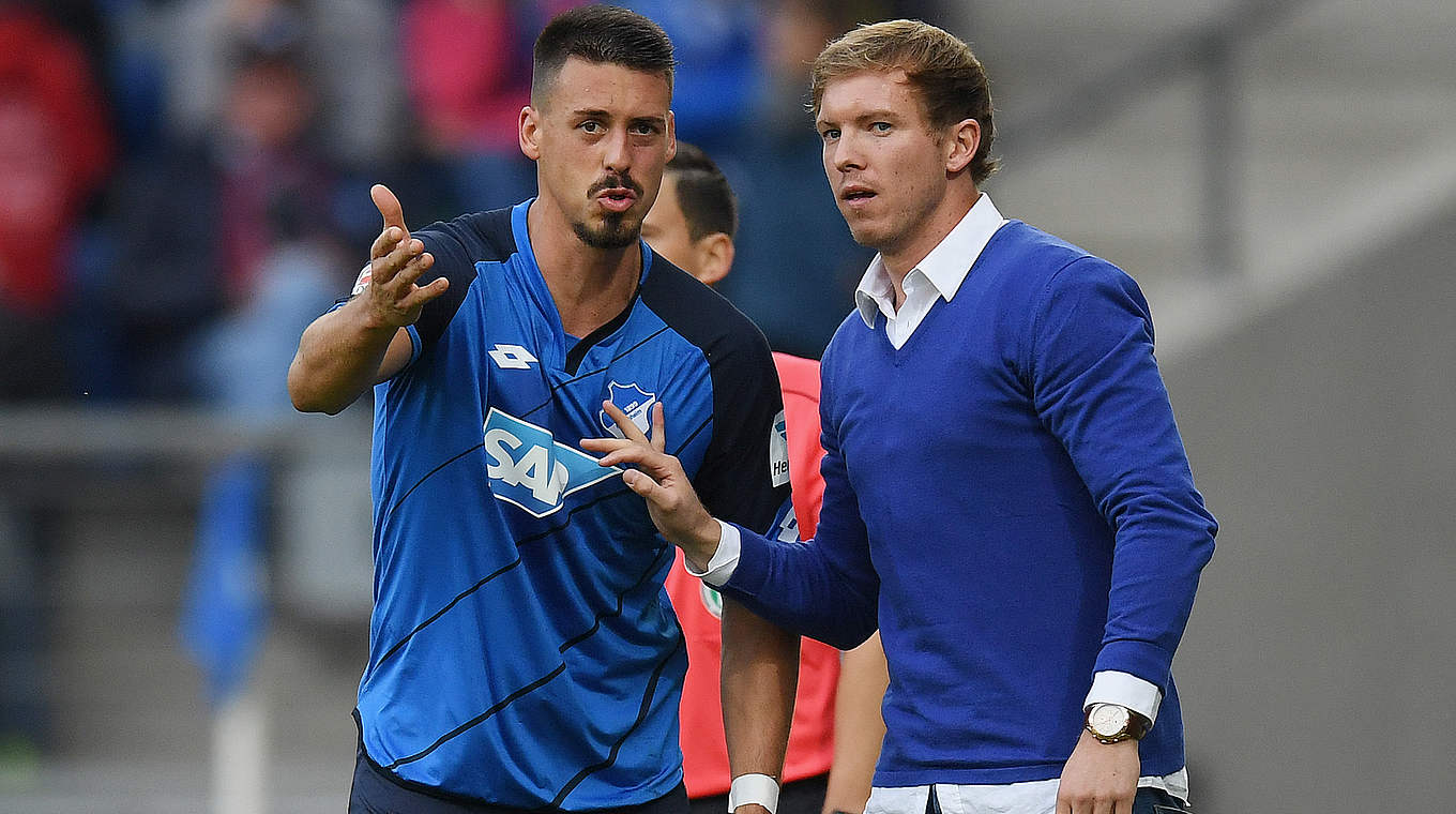 Hat mehr im Sinn als Schadensbegrenzung: 1899-Coach Julian Nagelsmann (r.) © 2016 Getty Images