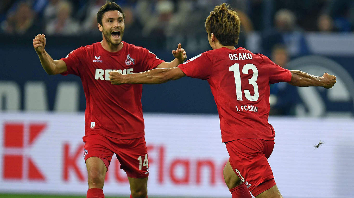 Vor dem 75. Einsatz in der Bundesliga: Jonas Hector (l.) © 2016 Getty Images