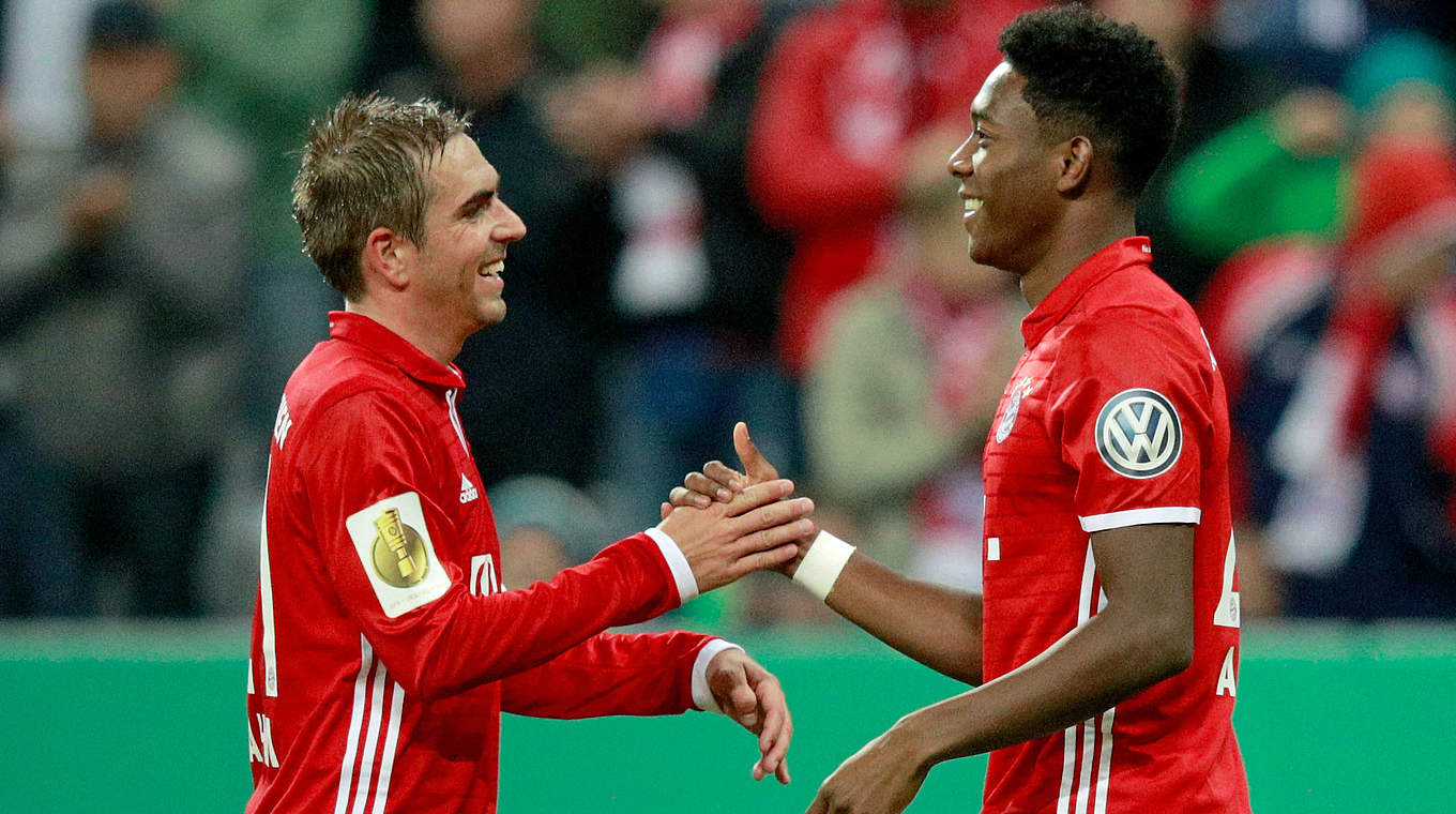 Könnte in der Münchner Klubwertung weiter klettern: Philipp Lahm (l.) © 2016 Getty Images