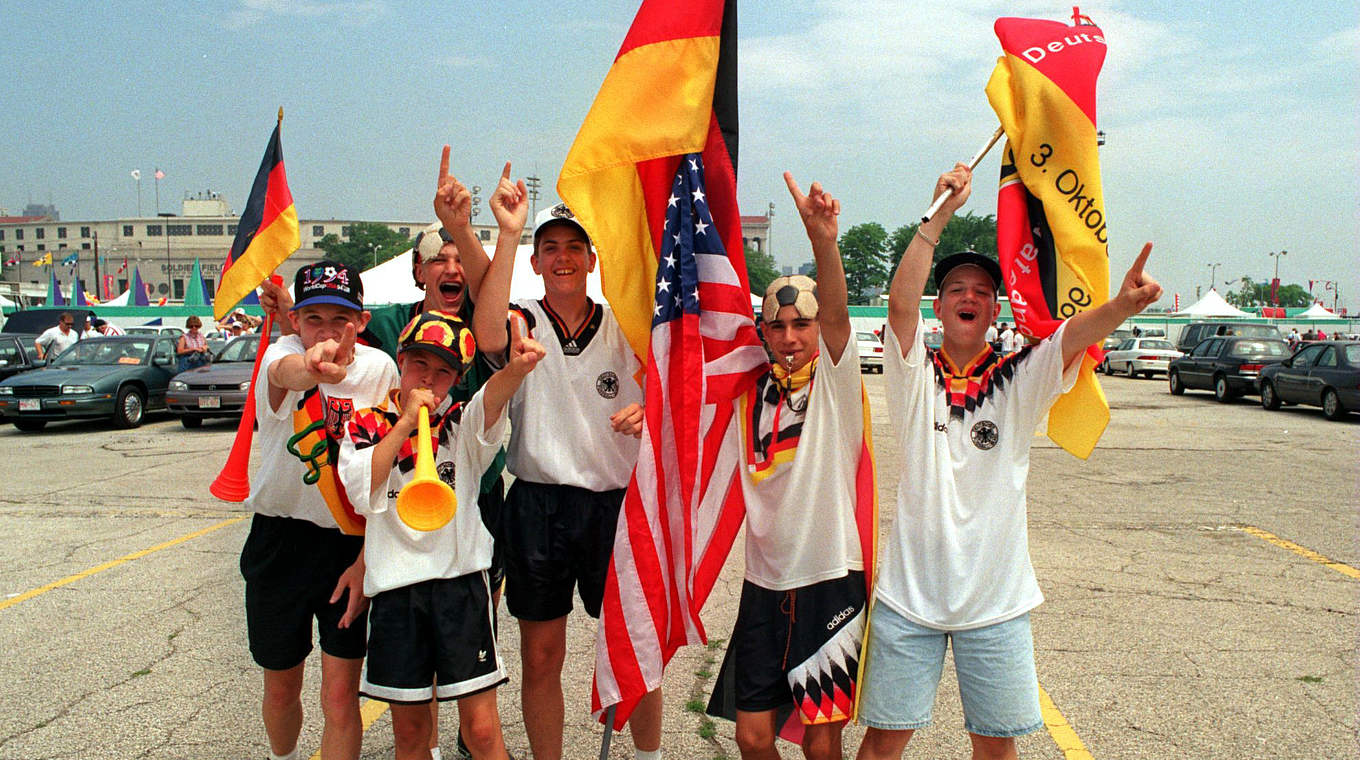Beliebt in den USA: Das DFB-Trikot 1994. © Getty Images