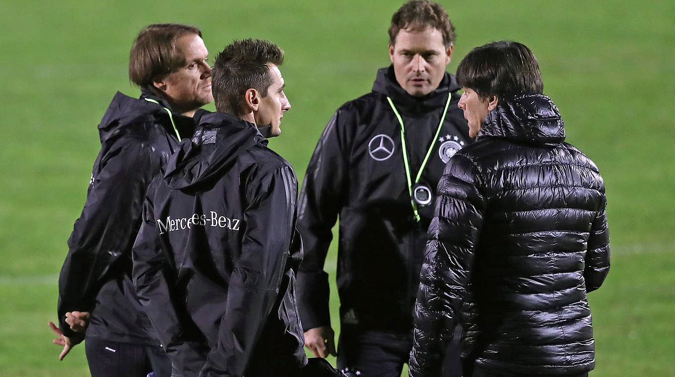 Miroslav Klose will get his first taste of coaching with the national team against San Marino © 2016 Getty Images