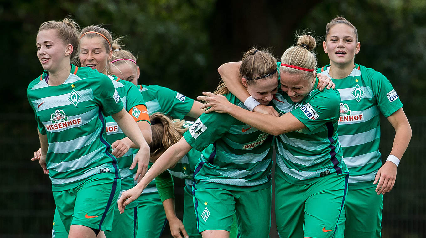 Auf dem Weg zurück in die Allianz Frauen-Bundesliga: Werder Bremen © Jan Kuppert