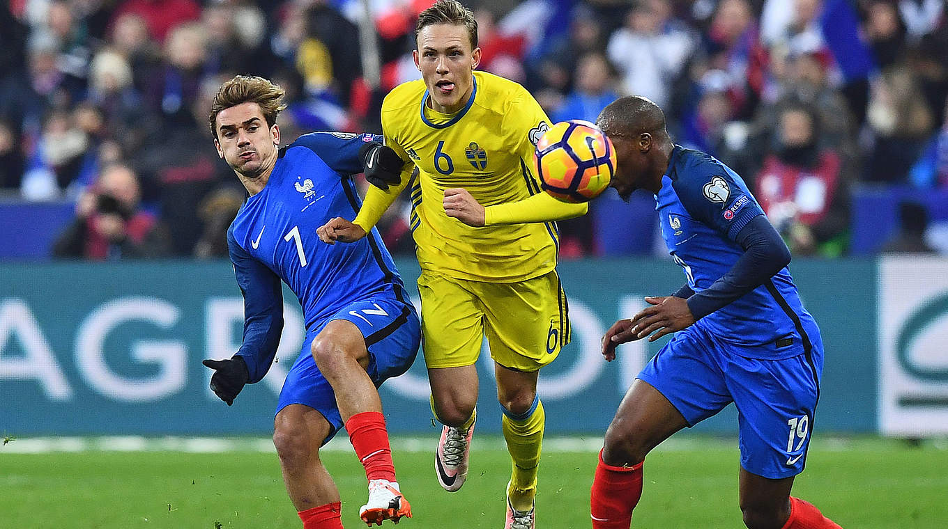 Erobert die Tabellenführung: Frankreich setzt sich gegen Schweden durch © AFP/Getty Images