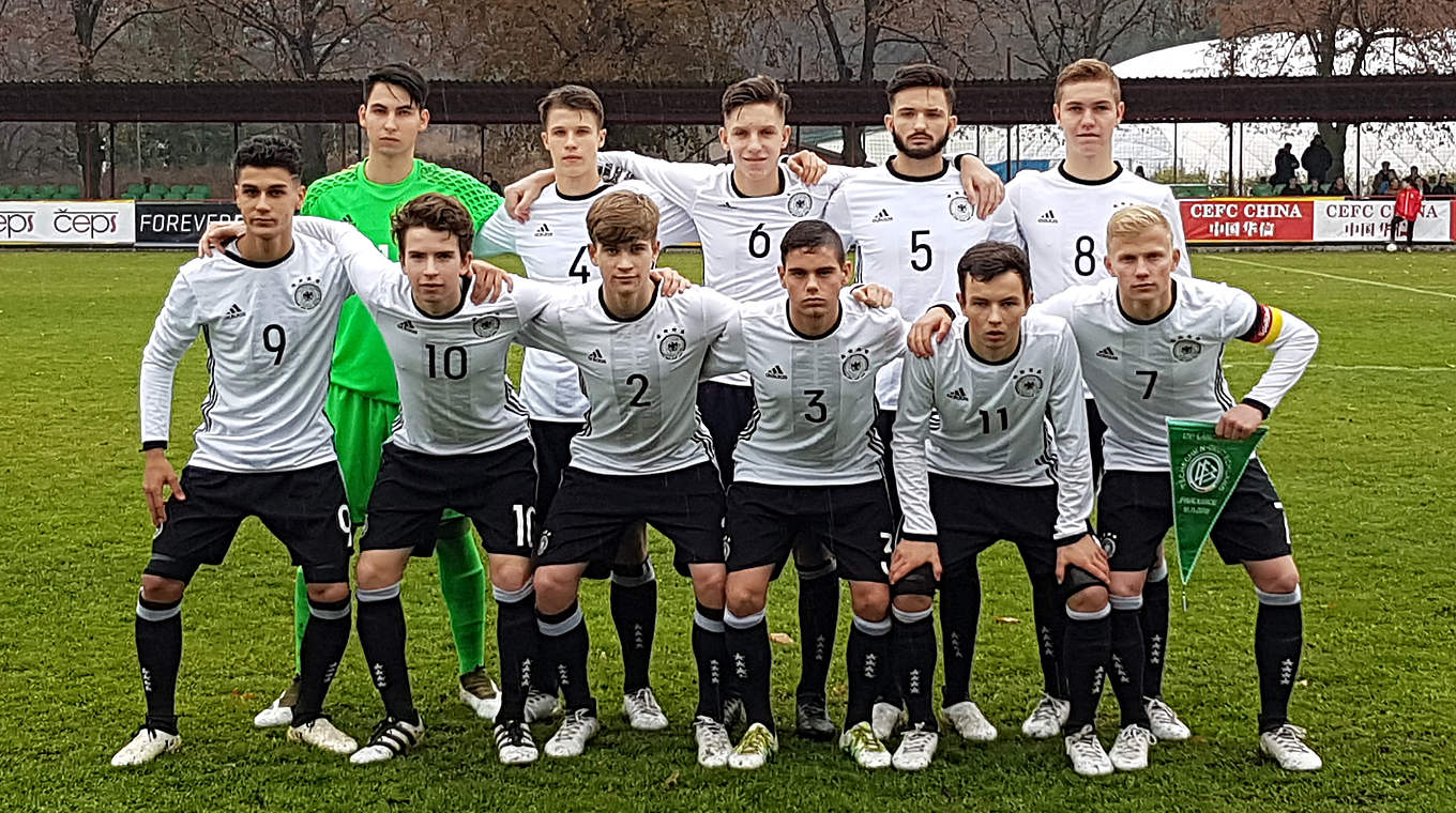 Zweites Spiel, zweites Remis: Die deutsche U 16 trennt sich erneut 1:1 von Tschechien © DFB
