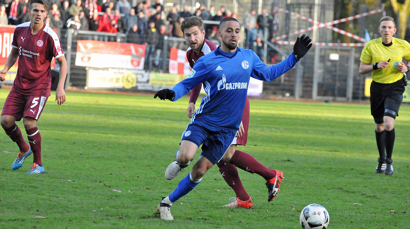 Traf für Schalke II im Revierderby zur Führung: Ex-Nationalspieler Sidney Sam © Rotzoll 