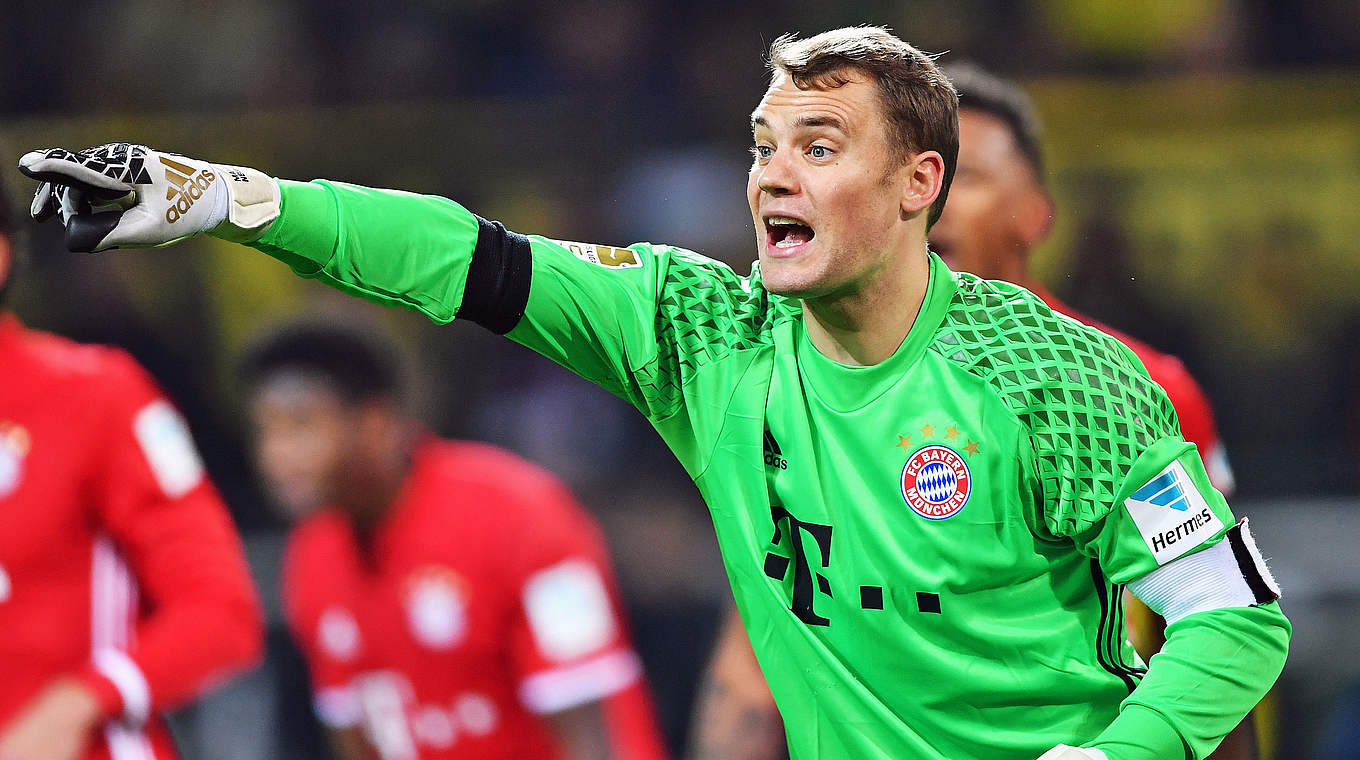 Neuer: "Ich gehe davon aus, dass am Ende Dortmund und wir um den Titel spielen" © 2016 Getty Images