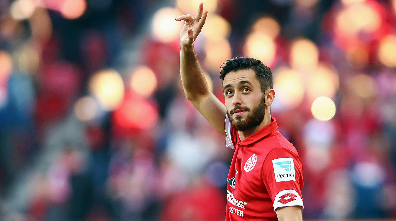 Nur noch ein Treffer fehlt zum Mainzer Vereinstorrekord in der Bundesliga: Yunus Malli © 2016 Getty Images