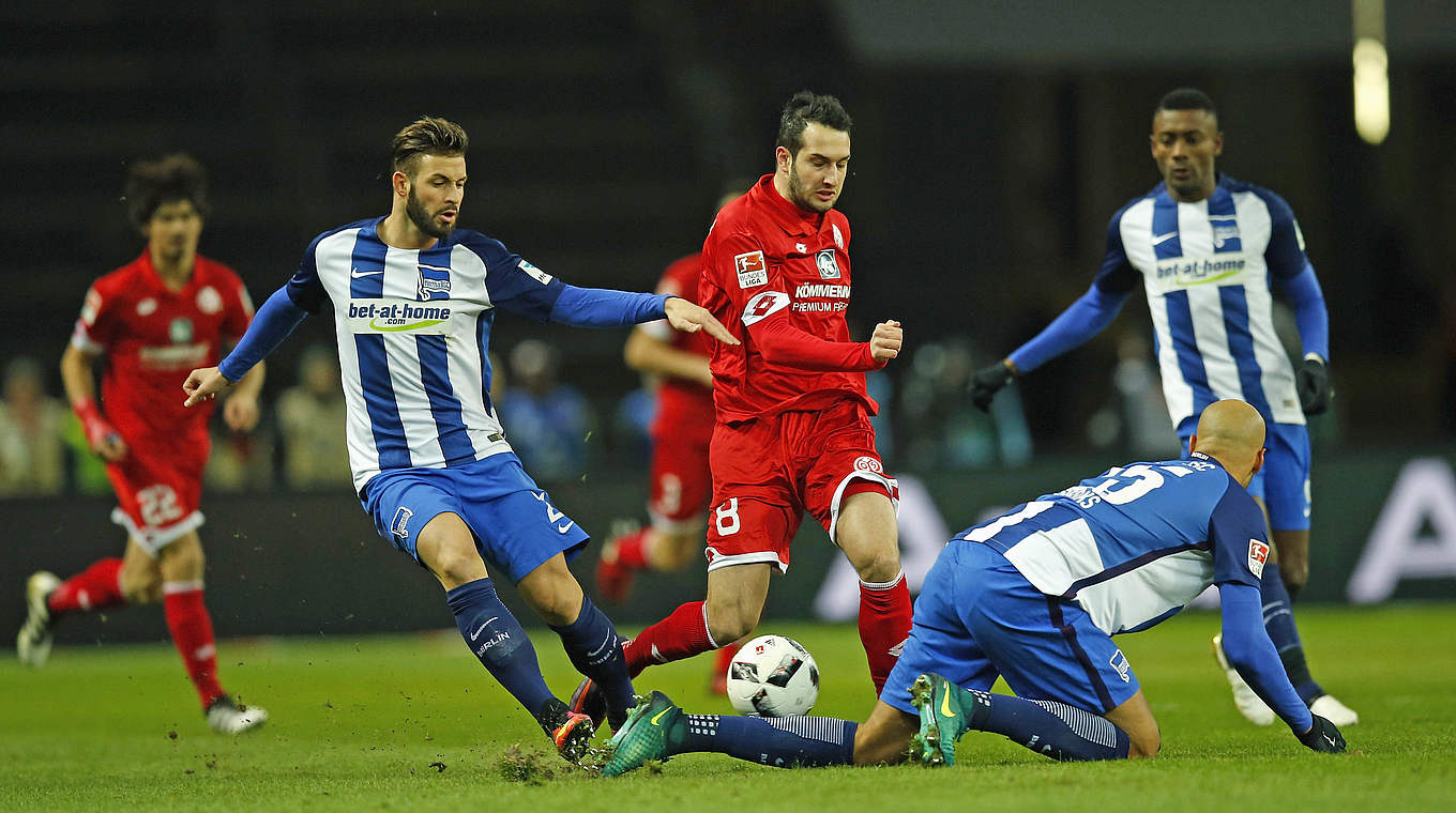 Hertha had to come from behind to beat the Zerofivers © 2016 Getty Images