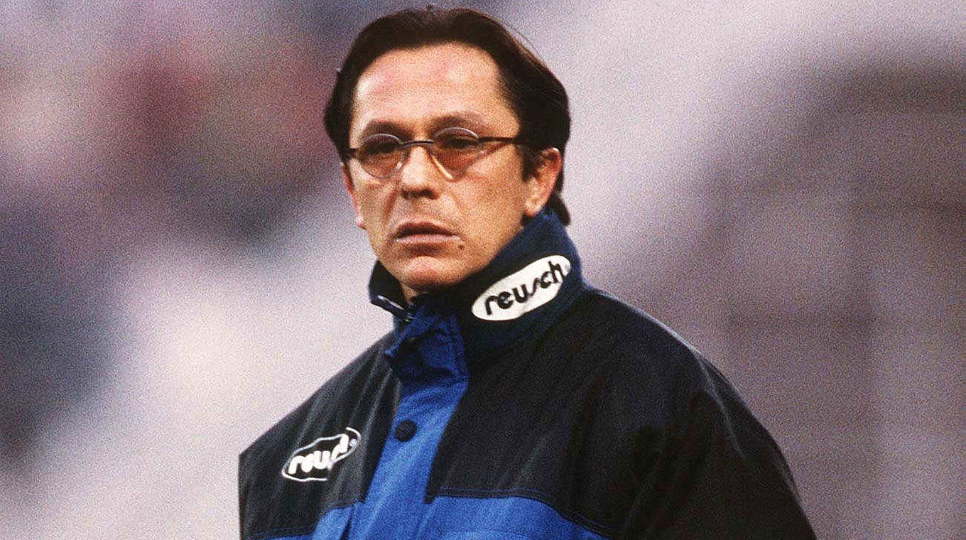 Vom Interims- zum Cheftrainer: Rudi Wojtowicz bei Fortuna Düsseldorf anno 1996 © Bongarts