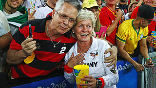 Silvia Neid: Welt- und Europameisterin - und auch bei Olympia 2016 in Rio ganz oben © 2016 Getty Images